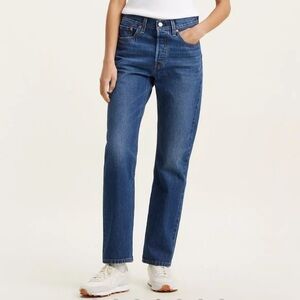 Levi’s 501 Jeans Original Fit Worn In Dark Indigo